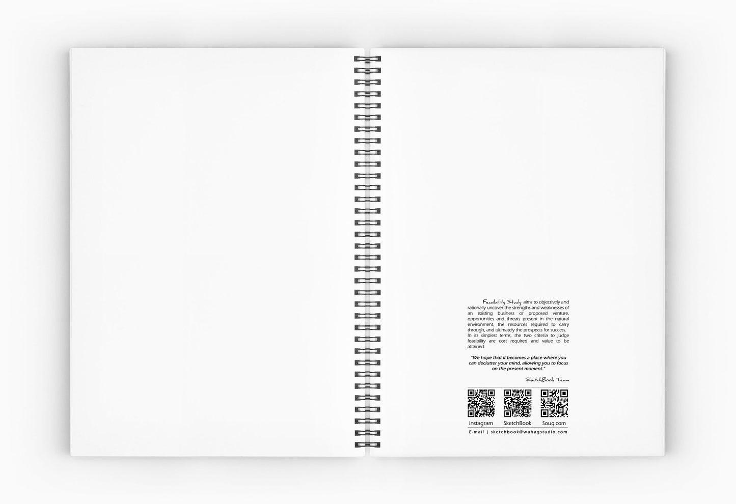 Quantities & Specification Notebook | 28 X 20 cm - (Professional Edition) - from SketchBook Stationery