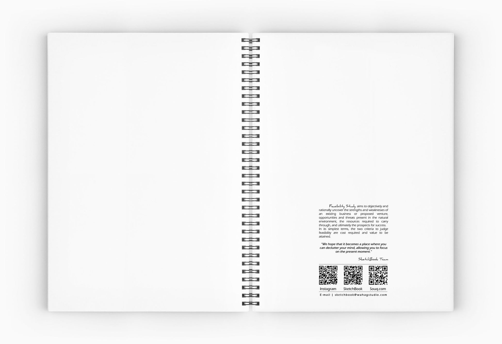 Quantities & Specification Notebook | 28 X 20 cm - (Professional Edition) - from SketchBook Stationery