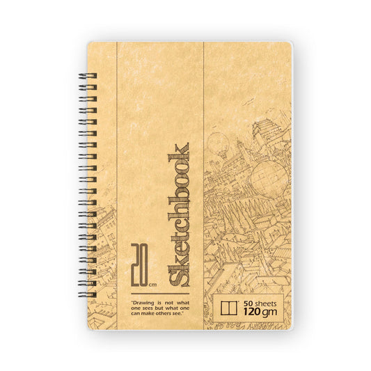 Sketchbook | 20 X 14 cm - (Strip) - White Paper - from SketchBook Stationery