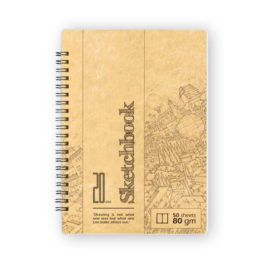 Sketchbook | 20 X 14 cm - (Strip) - White Paper - from SketchBook Stationery