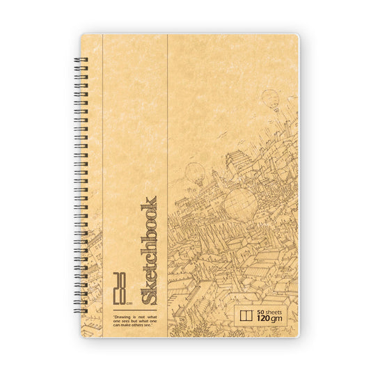 Sketchbook | 28 X 20 cm - (Strip) - White Paper - from SketchBook Stationery