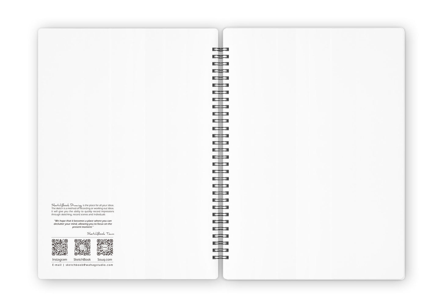 Sketchbook | 28 X 20 cm - (Strip) - White Paper - from SketchBook Stationery