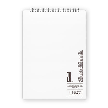Sketchbook | 28 X 20 cm - (Plain) - White Paper - from SketchBook Stationery