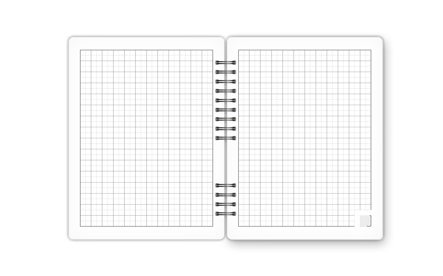 Square Grid - 18X14 cm - 75 Sheets | Yellow - from Journals