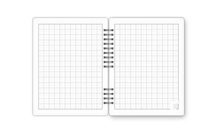 Square Grid - 18X14 cm - 75 Sheets | Yellow - from Journals