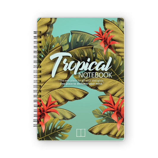 Notebooks | 20 X 14 cm - Tropical Collection - Blue - from SketchBook Stationery