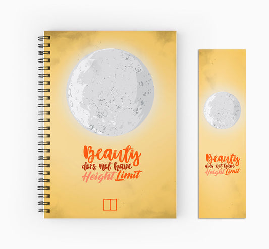 Notebooks | 20 X 14 cm - Yellow Collection - Moon - from SketchBook Stationery