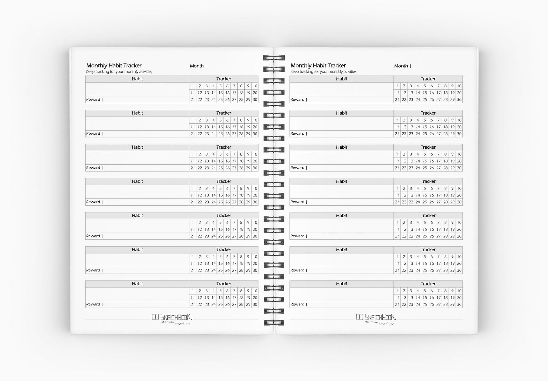 Weekly Planner Set | 20 X 14 cm - (Cities Edition) - London - from SketchBook Stationery