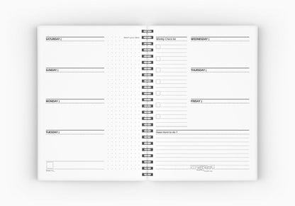 Weekly Planner Set | 20 X 14 cm - (Cities Edition) - Tag Mahal - from SketchBook Stationery