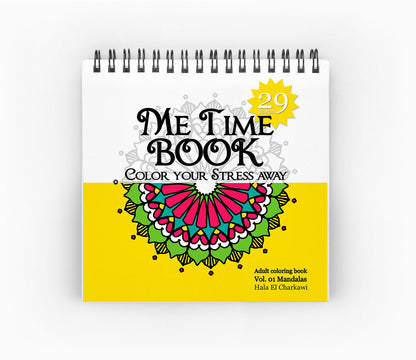 Adult Color Books | 14 X 14 cm - Me Time Book - 01 - from Hala El-Charkawi