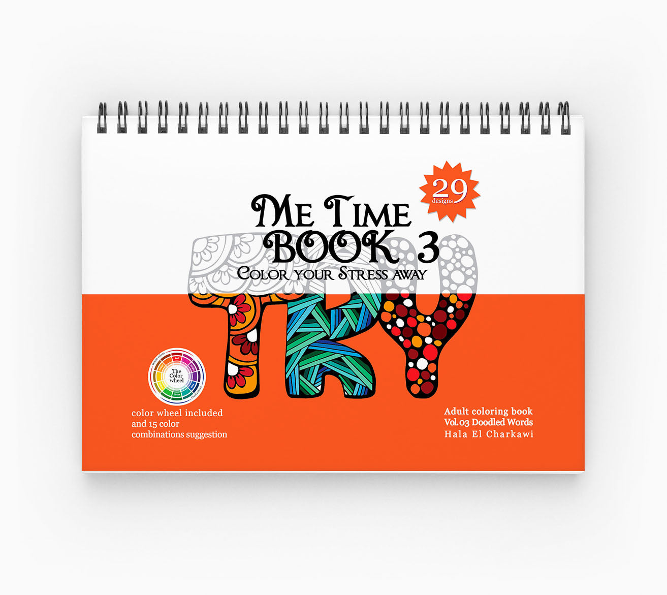 Adult Color Books | 20 X 14 cm - Me Time Book - 03 - from Hala El-Charkawi