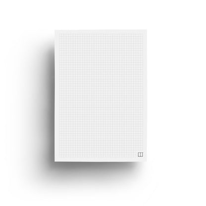 Paper Pack - 28 X 20 cm - 100 Sheets - (120 gm Square Grid White Paper) - from SketchBook Stationery